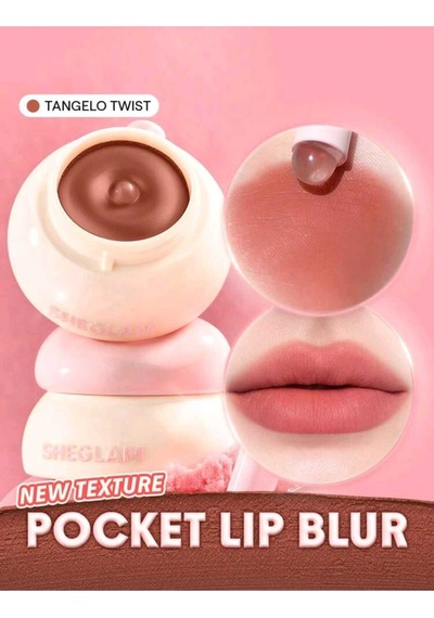 Sheglam Bounce Putty Pocket Lip Pot Mat Ruj -allık Tangelo Twist Nude