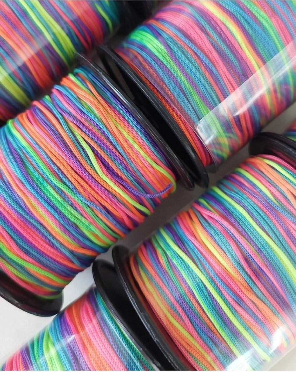 Ebruli Renk 100 Metre Paraşüt Makrome Bileklik Örgü Ipi 1.0 Mm
