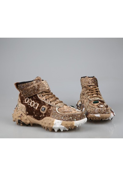 Guja 24k351 Boğazlı Camel Kadın Sneakers Camel