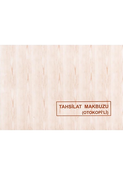 Dılman Tahsılat Makbuzu Otokopılı 2 Nusha