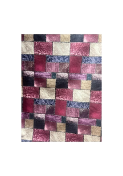 Döşemelik Koltuk Kumaşı-silinebilir Patchwork Kumaş Çok Renkli