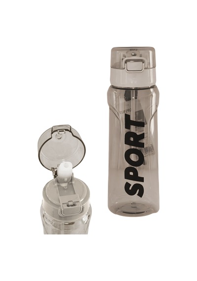 Sporcu Matarası Pipetli 700ml Solo Tp706 Gri