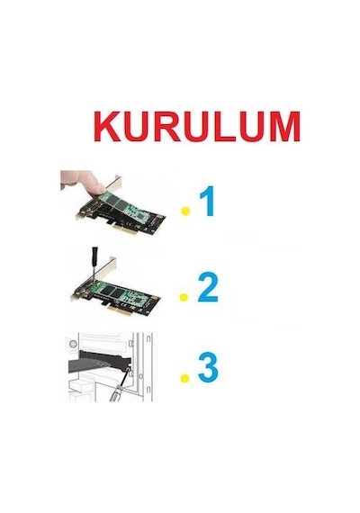 Pci-e Pci Express 3.0 Kartı X4 To Nvme M.2 Ssd Ve Ngff Ssd M Key Pcie 4446
