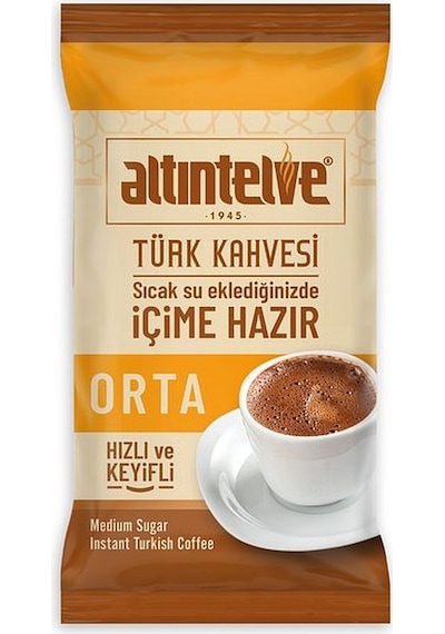 Hazır Türk Kahvesi Pratik Ofis Deneme Seti Sade-orta-şekerli 3x10'lu Paket Aç-iç-at Türk Kahvesi
