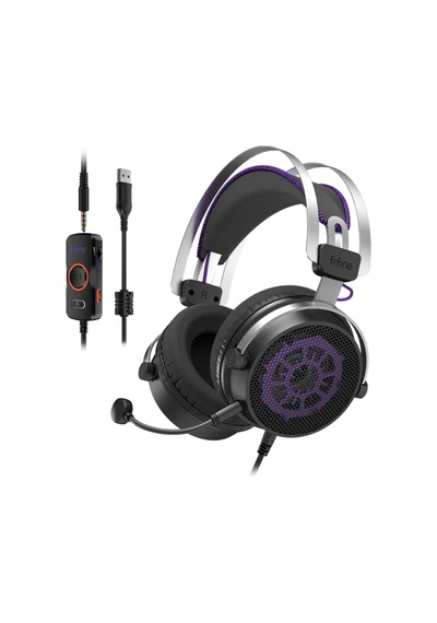 Fifine Ampligame H18v 7.1 Surround Open-back Oyuncu Kulaklığı