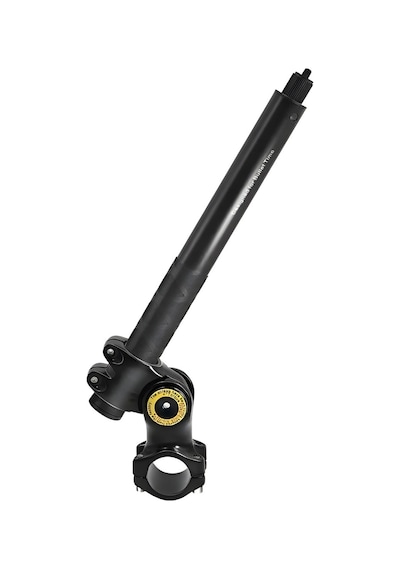 Insta360 X5 X4 X3 Uyumlu Görünmez Selfie Çubuğu Gidon Montaj Kiti 114 Cm Motosiklet Bisiklet Siyah