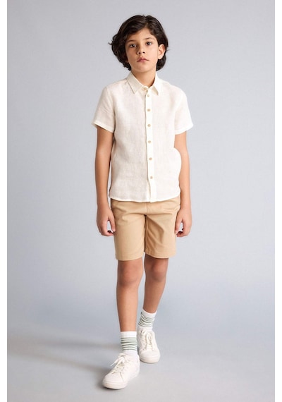 Defacto Gabardin Şort Erkek Çocuk C2955a826smbg203 Bej-bg203