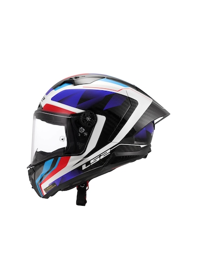 Ls2 Thunder Karbon Gp Aero Raute Mavi-kırmızı Kask Mavı-kırmızı