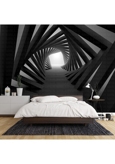 Minimalist Mimari Duvar Kağıdı Renkli