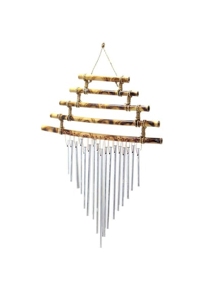 Bambu 5 Katlı Metal Rüzgar Çanı
