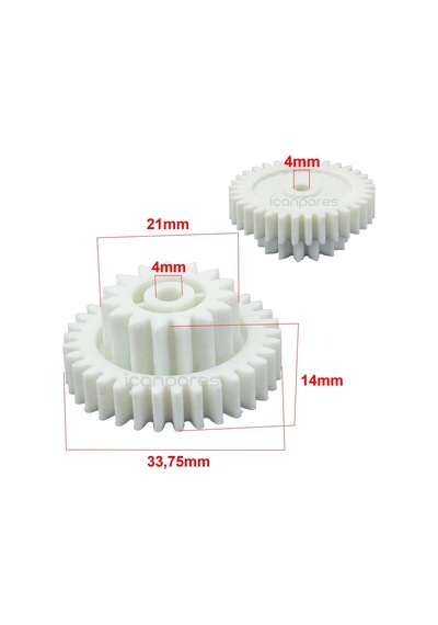 Goldmaster Uyumlu Gm-7239 Elenamax Mutfak Robotu Hazne Kapağı Aktarma Dişlisi