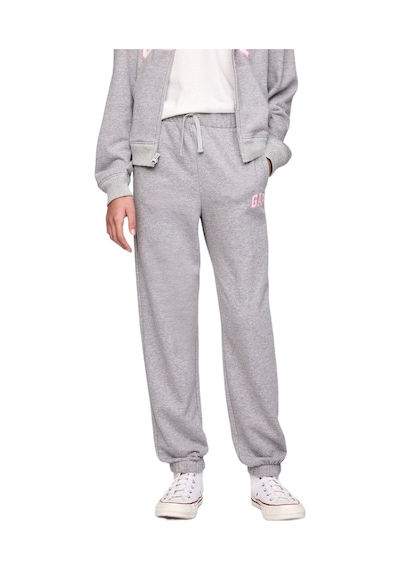 Gap Logo Relaxed Havlu Kumaş Jogger Eşofman Altı - 746745-9997 Gri
