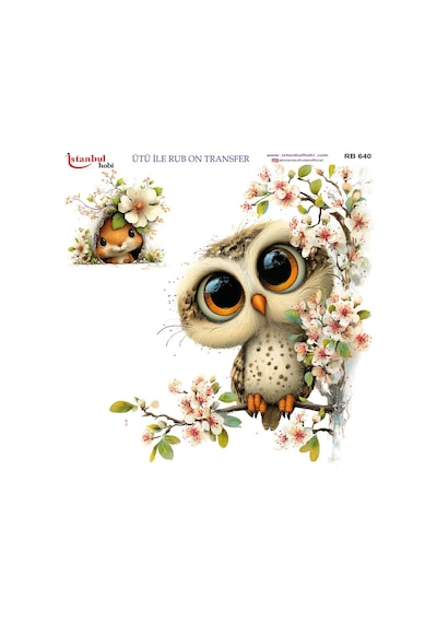 Ütü İle Rub On Transfer Kağıdı 30x30cm Rb-640