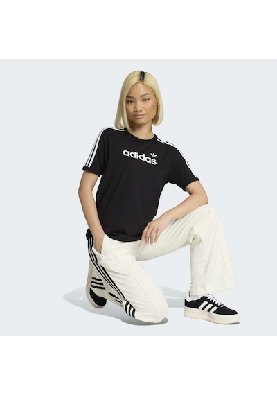 Adidas Kd7982 Lınear Tee Kadın Tişört Siyah