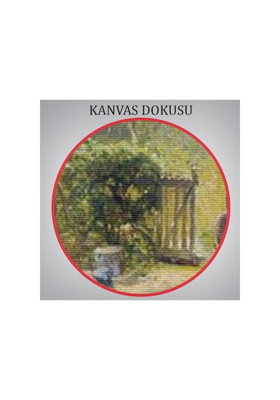 Rus Köylüsü Kadın Ve Tavukları Duvar Yüksek Kaliteli Kanvas Canvas Tablo