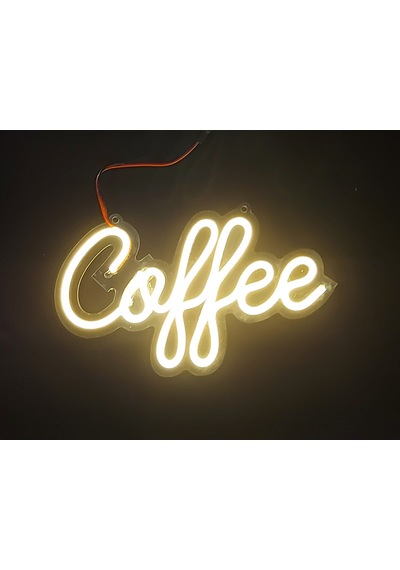 Coffee Neon Yazı - Neon Coffee Yazısı Led Neon