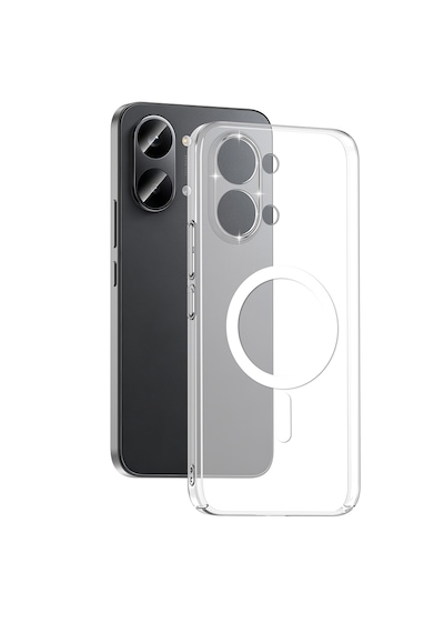 Xiaomi Poco X8 Pro Max Kamera Korumalı M-safe Şarj Özellikli Şeffaf London Sert Pc Kapak