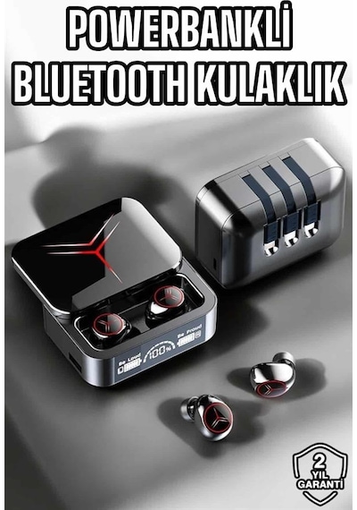 Yeni - 160 - Nesil Powerbankli Bluetooth Bağlantılı - Aconcept - Kablosuz Kulaklık