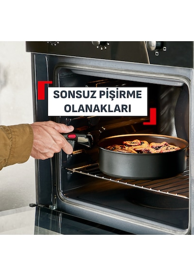Tefal Excellence+ Fusion Core 9x Mix Kısa Tencere - 24 Cm 001 Siyah