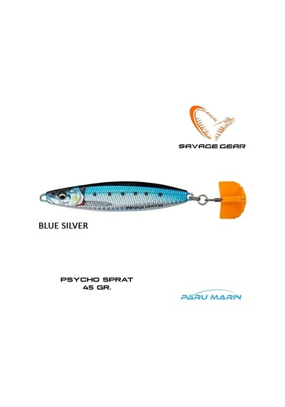 Savage Gear Psycho Sprat 45gr. Suni Yem Blue Silver
