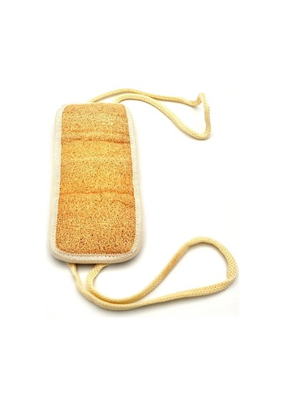 Doğal Kabak Lifi Banyo Hamam Sırt Kesesi İpli 12x27 Cm.