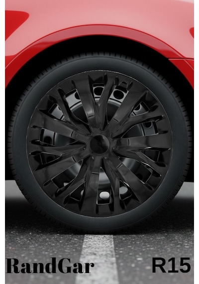 Toyota Celica 15 İnç Jant Kapağı 4 Adet Siyah S115 Rand