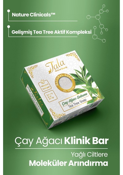 Tala Çay Ağacı Sabunu Arındırıcı Ve Sebum Dengeleyici Yağlı Ciltler İçin Doğal Sabun 150 Gr 8682750473703 Çay Ağacı