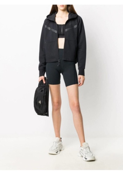 Kadın Siyah Tech Fleece Sweatshırt Cw4298-010 Siyah