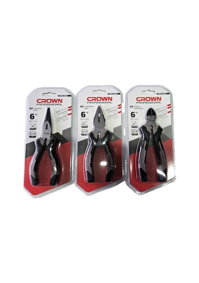 Crown Profesyonel Pense Yankeski Kargaburun Set 160 Mm