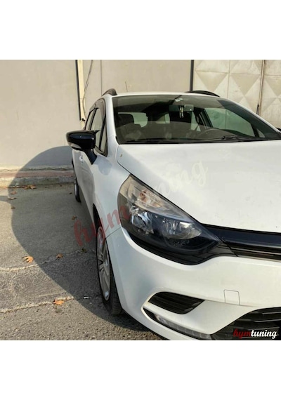 Renault Clio 4 Yarasa Ayna Kapağı Parlak  Siyah