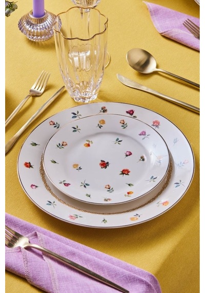 Karaca  Floret 24 Parça 6 Kişilik Yemek Takımı
