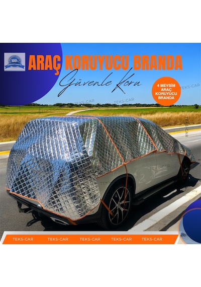 Suv Model Uyumlu Universal 5 Katmanlı Dolu - Kar Ve Güneş Koruyucu Oto Brandası 5,50m - 2,50m
