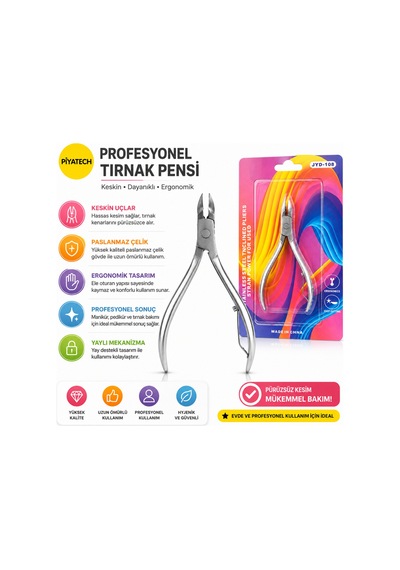 Jyd-108 Profesyonel Paslanmaz Çelik Eğik Keski Pense Elektronik Ve Telefon Tamir Pensesi