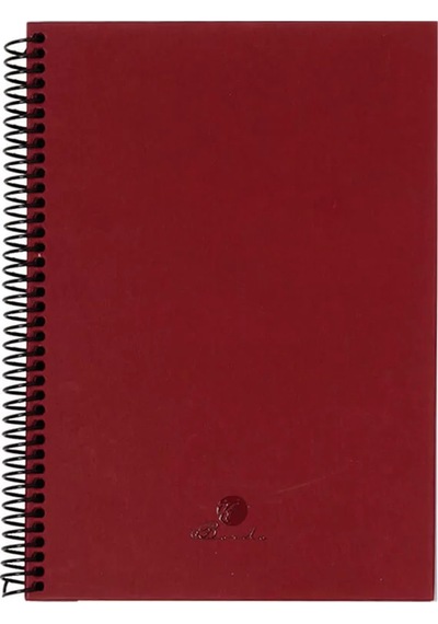 Keskin Color Sert Kapak Defter Spiralli 17x24 Cm 60 Yaprak Bordo 410116-99