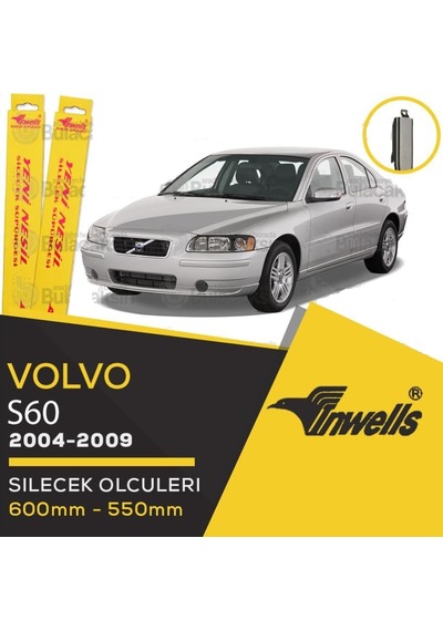 Volvo S60 Muz Silecek Takımı 2004-2009 İnwells