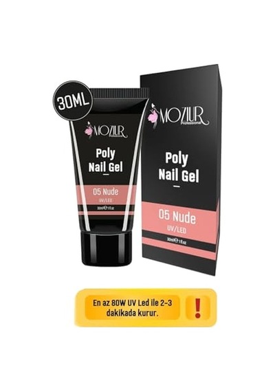 Protez Tırnak Seti &amp Kalıcı Oje &amp Nail Art Seti Poly Jel
