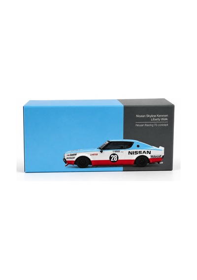 1/64 Model Araç Skyline Kenmeri Liberty Walk Racing '75 Concept