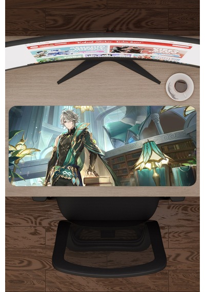 Alhaitham Genshin Impact Anime Gacha V2 - 70x30 Xl Gaming Mouse Pad Fare Altlığı
