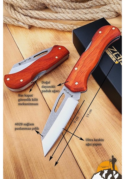 Paduk Sap Kamp Çakısı Outdoor Piknik Çakısı Bahçe Çakısı Çkp-823 Genel