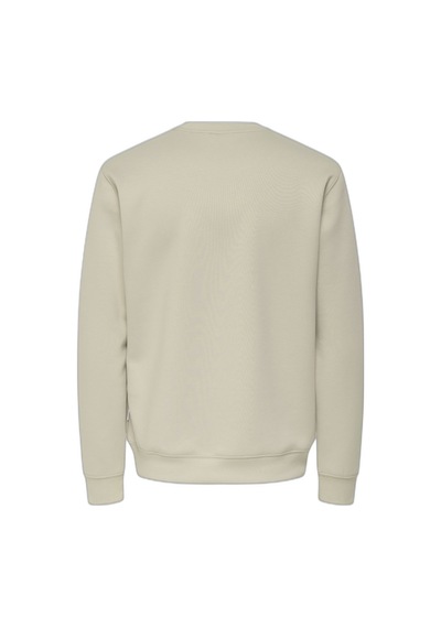 ONLY & SONS Onsluca Lıfe Reg Ls Crew Sweat Erkek Gray Sweatshirt - 22035201 Gri