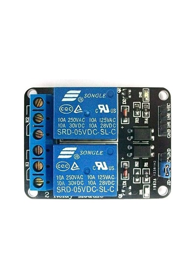 Arduino 2 Kanal 5V Röle Kartı / 2 Channel 5V Relay Shield