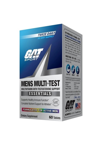 Gat Sport Erkekler İçin Multivitamin + Testo Booster 60 Tablet