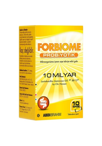 Probiyotik 10 Milyar Mikroorganizma İçeren 10'lu Saşe
