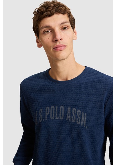 U.S. Polo Assn. Erkek Lacivert Pijama Takımı 50333240-vr033