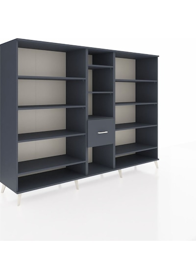 Hyperion Dolap 11 Raflı 3 Çekmeceli 220x44x163 Antrasit-antrasit Antrasit-antrasit Hyperion Dolap 11 Raflı 3 Çekmeceli 220x44x163 Antrasit-antrasit Antrasit-antrasit