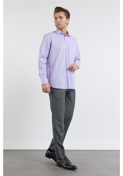 İmza Açık Lila Sert Yaka Uzun Kol Easy To Iron Comfort Fit Pamuklu Gömlek 1004255182 İmza Açık Lila Sert Yaka Uzun Kol Easy To Iron Comfort Fit Pamuklu Gömlek 1004255182