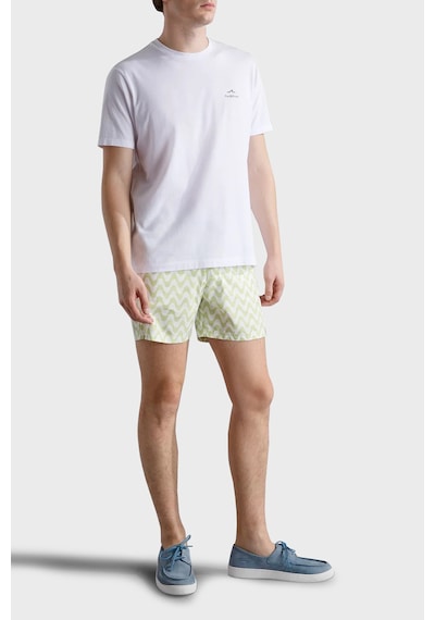 Paul & Shark Erkek T Shirt 24411087 010 Beyaz Beyaz