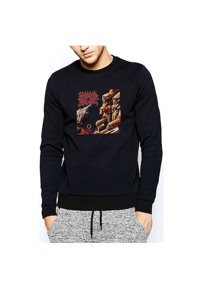 Morbid Angel Monster Annihilation Metal Rock Baskılı Erkek Sweat (528802268)