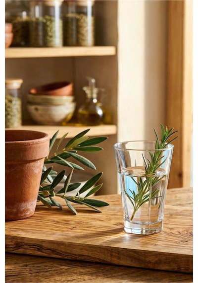 Lav Truva Cam Kahve Yanı Su Bardağı 6 Kişilik 100 ml (Likör/Şerbet Bardağı )
