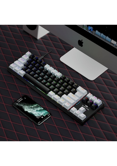 Valkyrie K710 Blue Switch Dark Alien 71 Tuş RGB Gaming Klavye